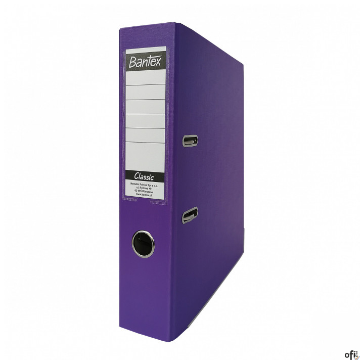 Segregator A4 75mm BANTEX BUDGET CLASSIC  fioletowy 400143822