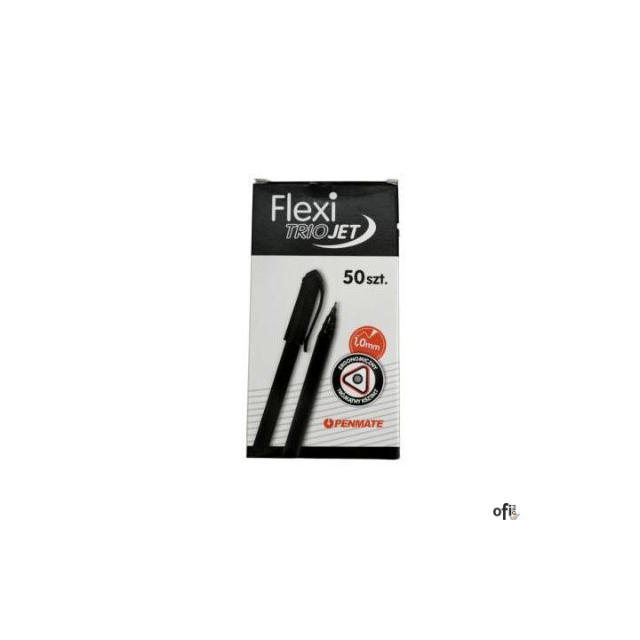 Długopis FLEXI TRIO JET czarny TT7531 PENMATE