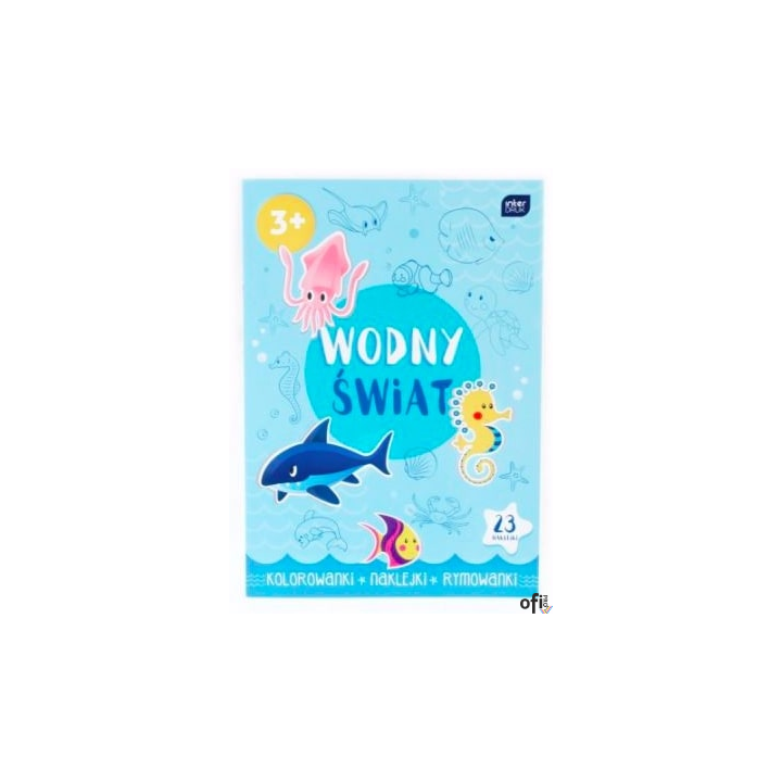 Kolorowanka A4 16 z naklejkami  INTERDRUK