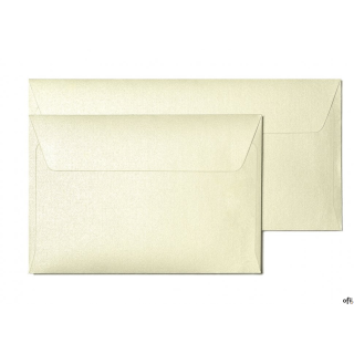 Koperta C6 Millenium kremowy 120g 10szt. GALERIA PAPIERU
