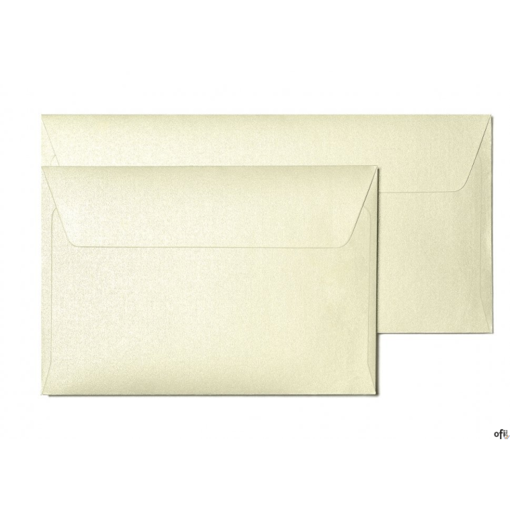 Koperta C6 Millenium kremowy 120g 10szt. GALERIA PAPIERU