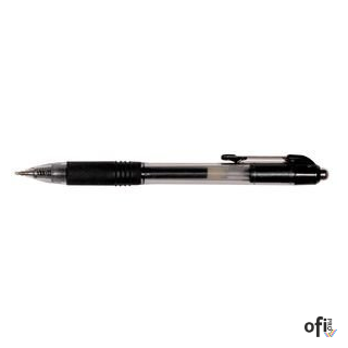 Pióro żelowe automatyczne AH-806 czarne 166001 Leviatan SALE