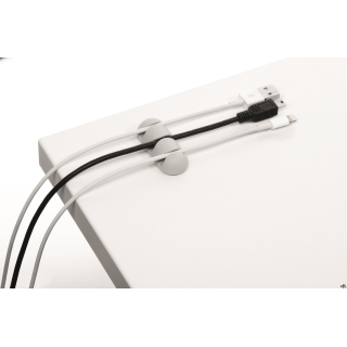 Klips samoprzylepny na 3 kable (2 szt.) szary  503910 CAVOLINE CLIP    DURABLE