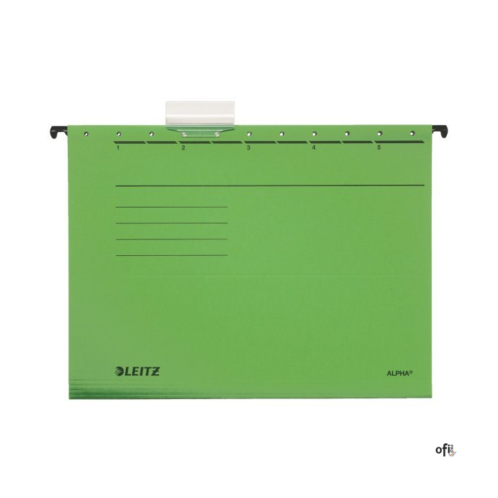 Teczki zawieszane ALPHA, zielony,  Leitz 19850155