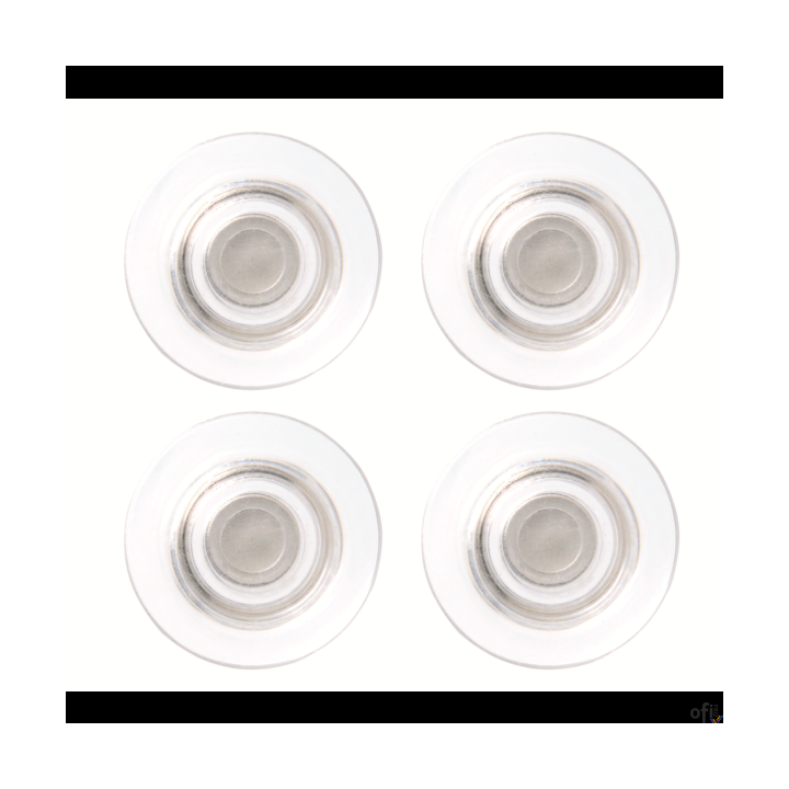 Mocne magnesy do tablic szklanych Nobo Rare Earth , 4 szt. 1904116