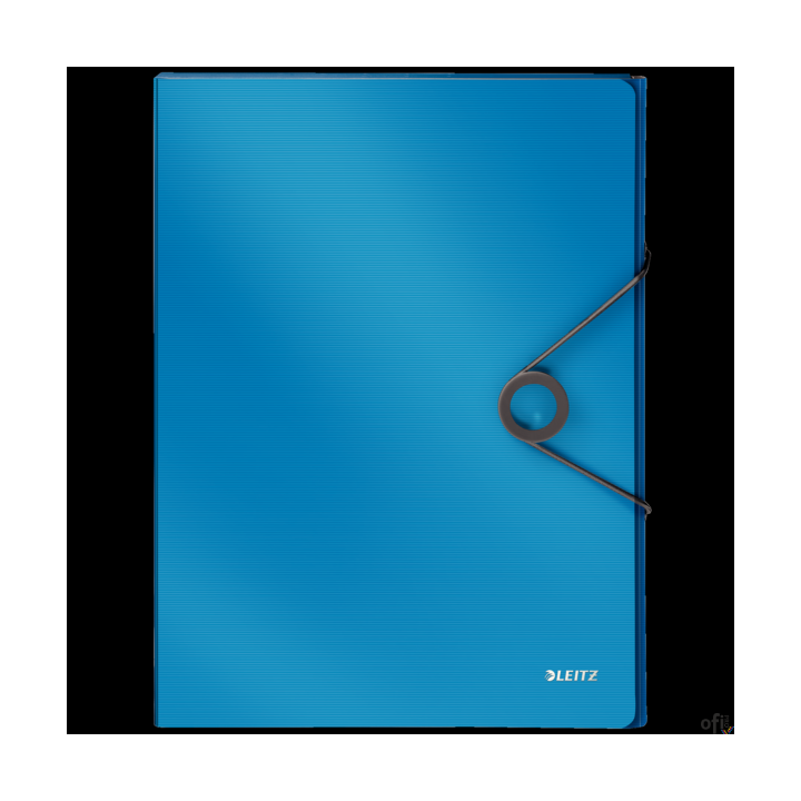 Teczka z gumką PP LEITZ SOLID 30mm jasnoniebieska 45681030