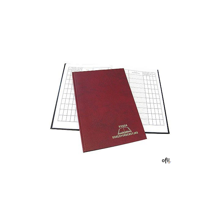 Książka korespondencyjna A4 192k - bordo WARTA 1824-229-012