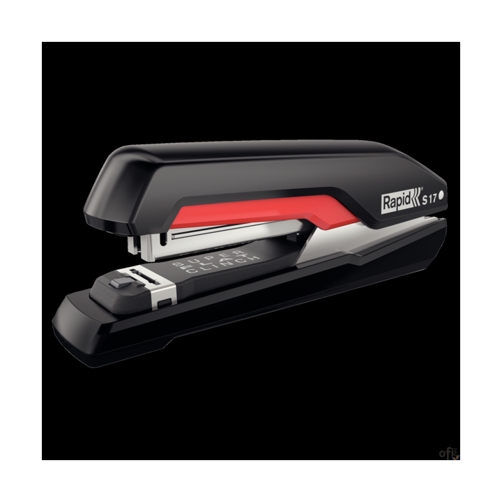 Zszywacz SUPREME S17 czarno-czerwony 30k RAPID 5000538