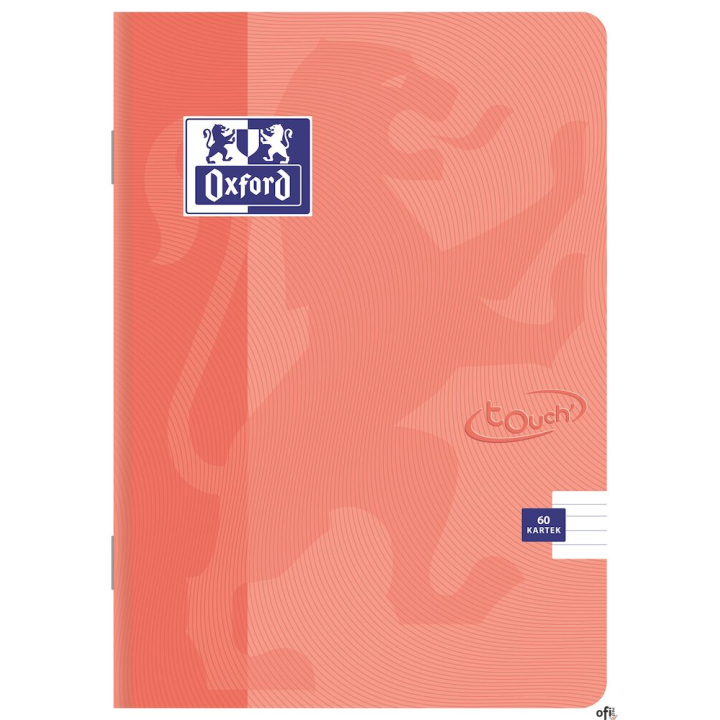 Zeszyt linia z marginesem Touch A5 60 kartek, OXFORD 400123214