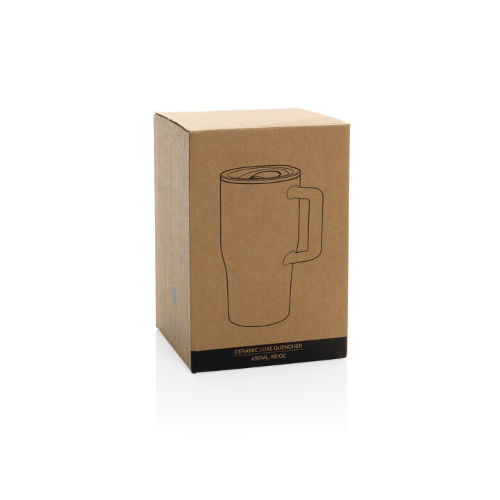 Ceramiczny kubek podrożny 490 ml