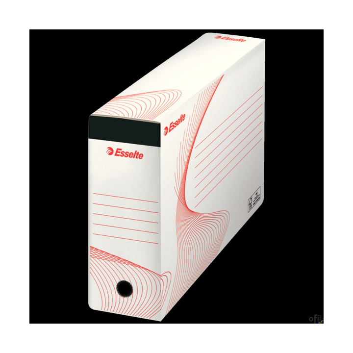 Pudło archiwizacyjne na teczki zawieszane, biały, 10965