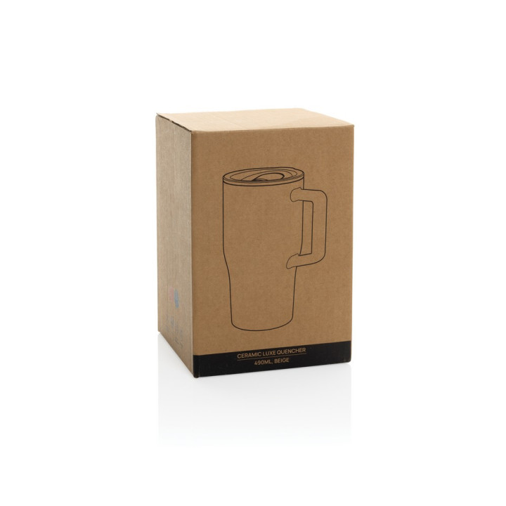 Ceramiczny kubek podrożny 490 ml