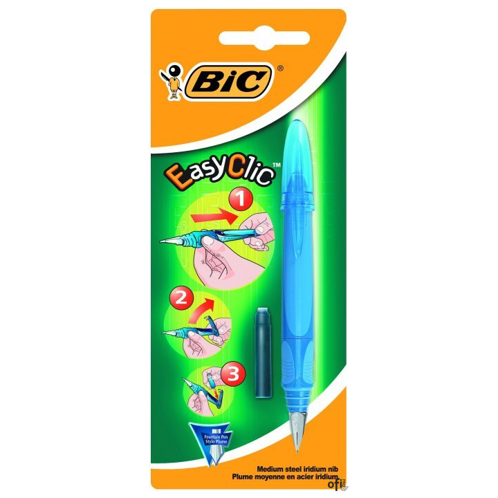 Pióro wieczne BIC Easy Clic Standard FP niebieski Blister 1szt, 8479004