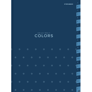Skorowidz TOPCOLORS SZY TO A5 96K 70G kratka niebieski 400169234 Top 2000