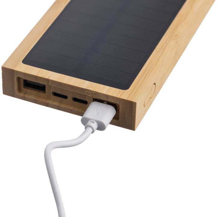 Power bank 10000 mAh z ładowarką słoneczną