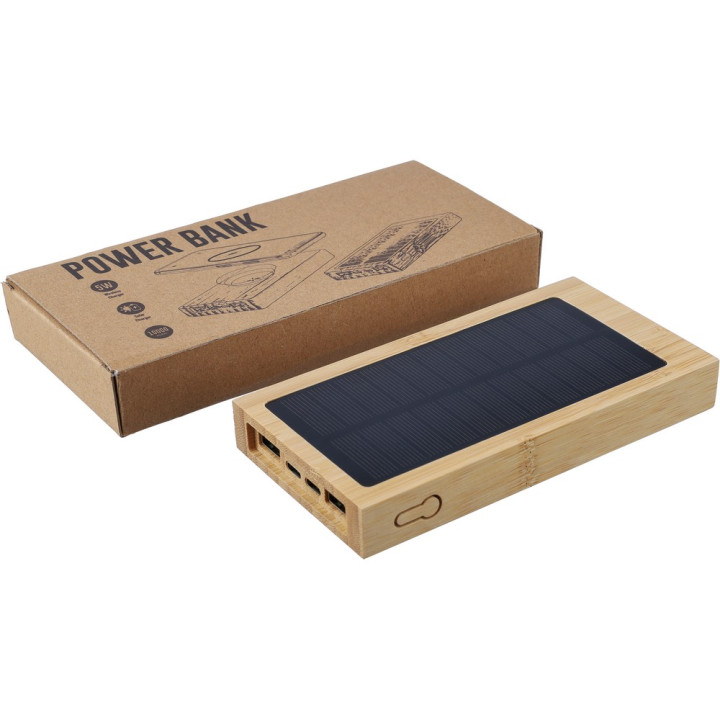 Power bank 10000 mAh z ładowarką słoneczną
