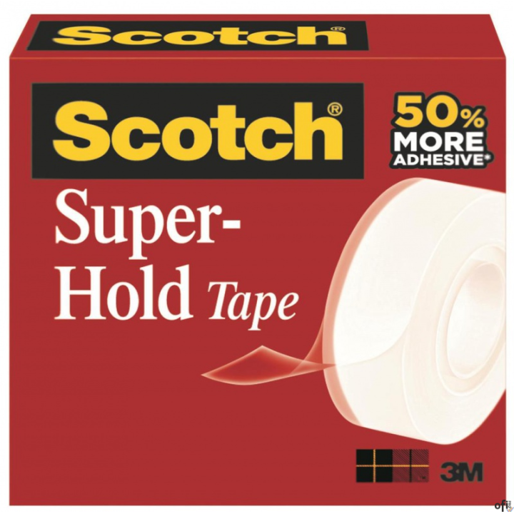 Taśma biurowa SCOTCH Super-Hold, (700K), super mocna, 19mm, 25,4m, transparentna