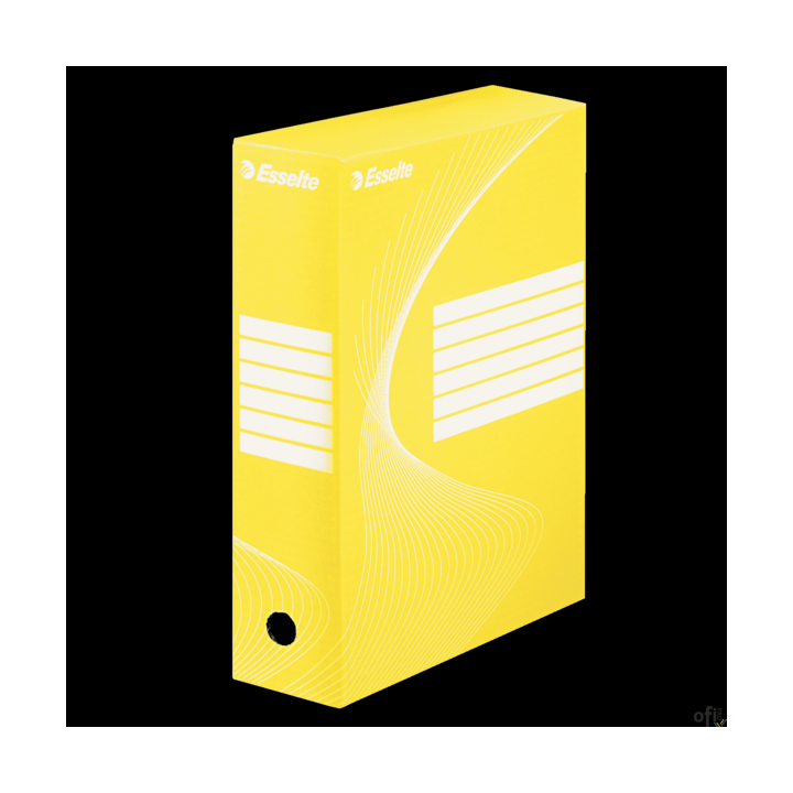 Pudełka archiwizacyjne ESSELTE BOXY 100mm żółte 128423