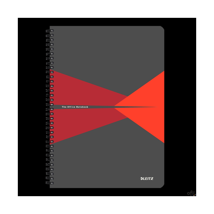Kołonotatnik OFFICE A4 kratka czerwony 46470025 LEITZ