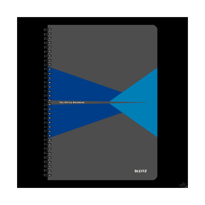 Kołonotatnik Office Card A4, w linie, niebieski Leitz , 46480035