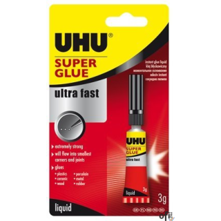Klej UHU SUPER GLUE CONTROL BLISTER 3g 36015 UHU