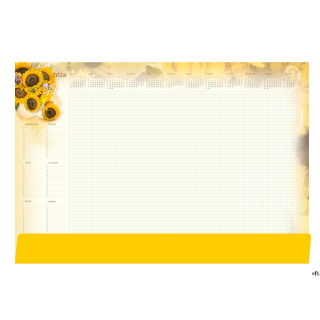 Terminarz - Planer A2 z listwą 2026 Słoneczniki Michalczyk i Prokop T-1-A2-5 kalendarz biuwar