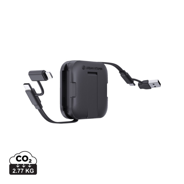 Zwijany kabel do ładowania, stojak na telefon Urban Vitamin San Jose