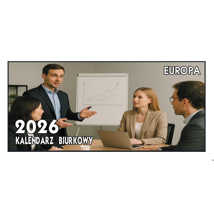 Kalendarz biurowy EUROPA B4 2026 BESKIDY