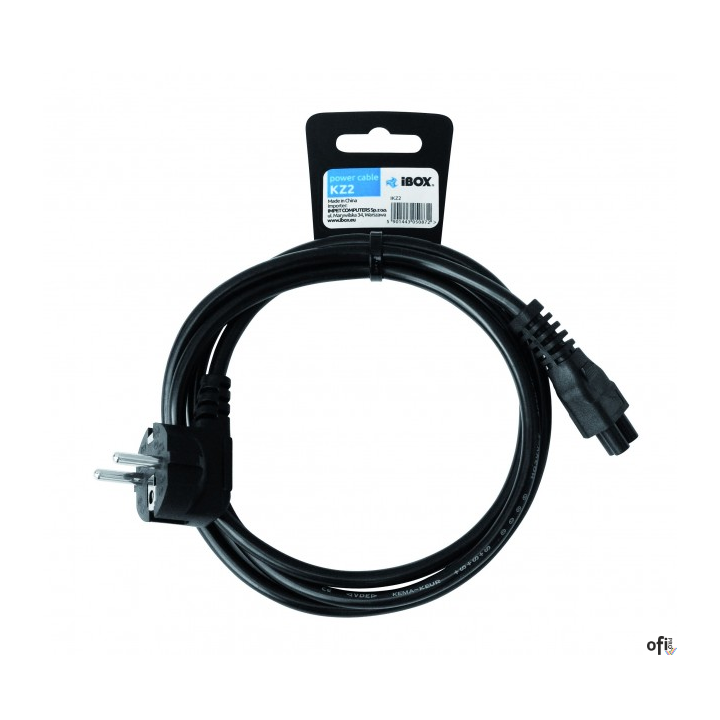 Kabel zasilający koniczynka Ibox IKZ2