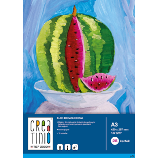 Blok do malowania A4 20k 120g CREATINIO 400079858