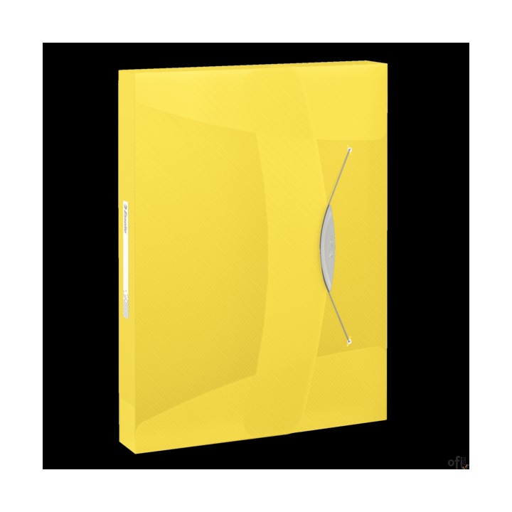 Teczka z gumką ESSELTE VIVIDA 40mm żółta 624052