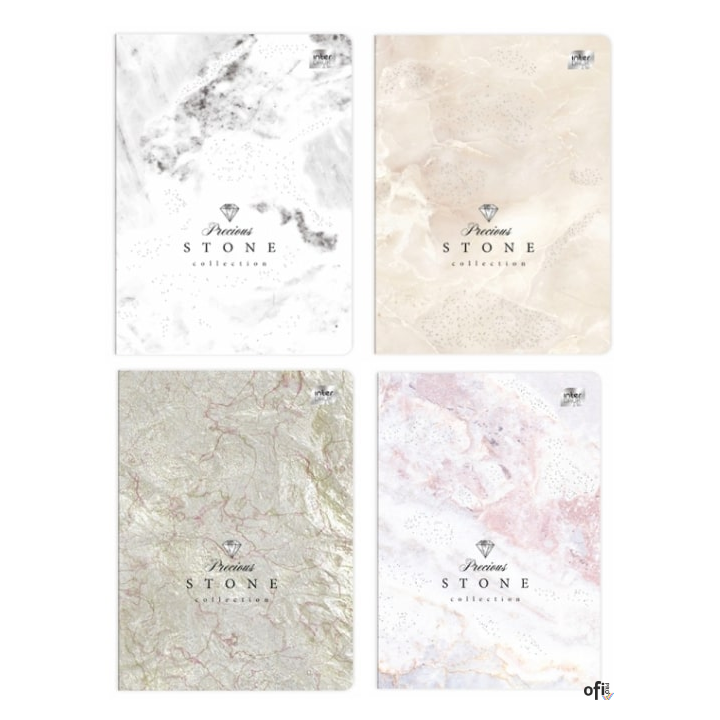 Brulion A5 96k  kratka METALLIC 1629 INTERDRUK