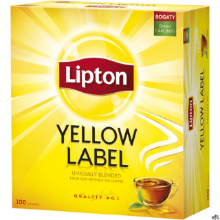 Herbata LIPTON YELLOW LABEL 100 torebek 2g