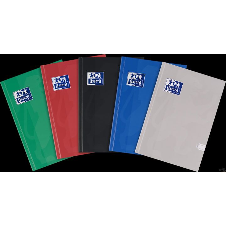 Brulion Oxford Esse szyty A4 96 kartek 90g linia z marginesem mix kolor 400174965