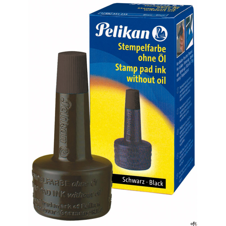 Tusz do stempli 28ml czarny 100436063 PELIKAN