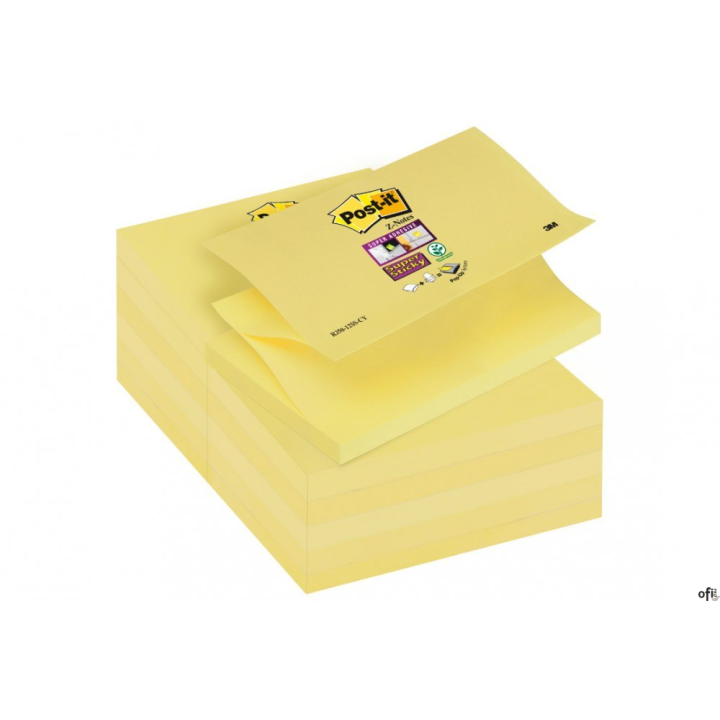 Bloczek Z-NOTES 76*127żółty(12)R350-12SS-CY@^ POST-IT 3M 70005197838 S.STICK (X)