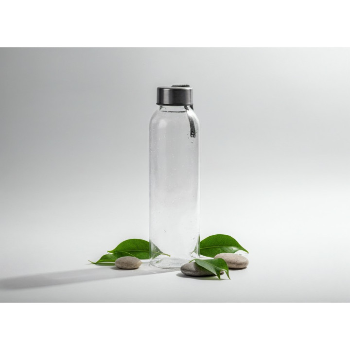 Szklana butelka 500 ml z kolorową wstążką | Viivi
