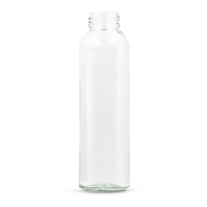 Szklana butelka 500 ml z kolorową wstążką | Viivi