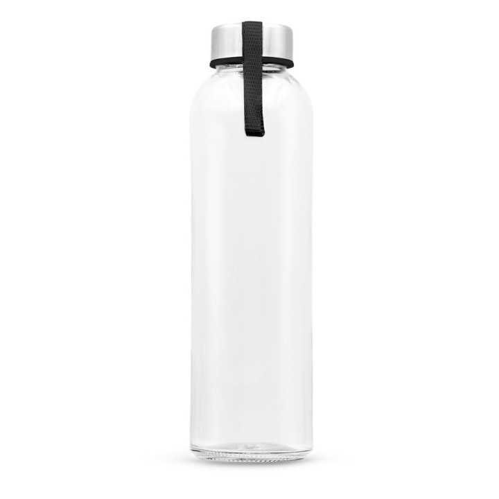 Szklana butelka 500 ml z kolorową wstążką | Viivi