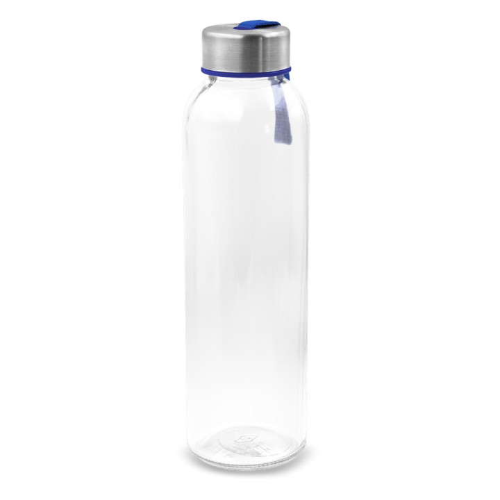 Szklana butelka 500 ml z kolorową wstążką | Viivi