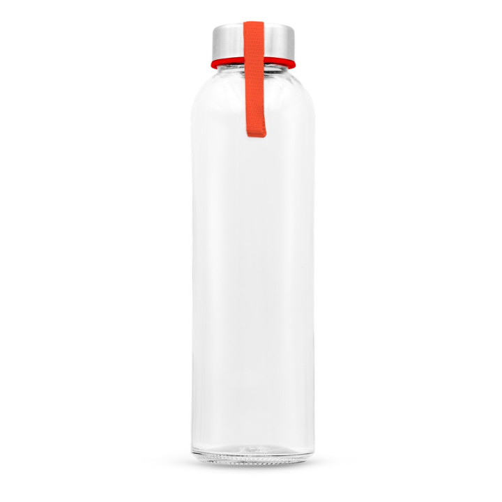 Szklana butelka 500 ml z kolorową wstążką | Viivi