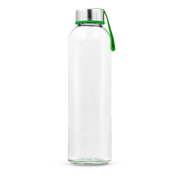Szklana butelka 500 ml z kolorową wstążką | Viivi