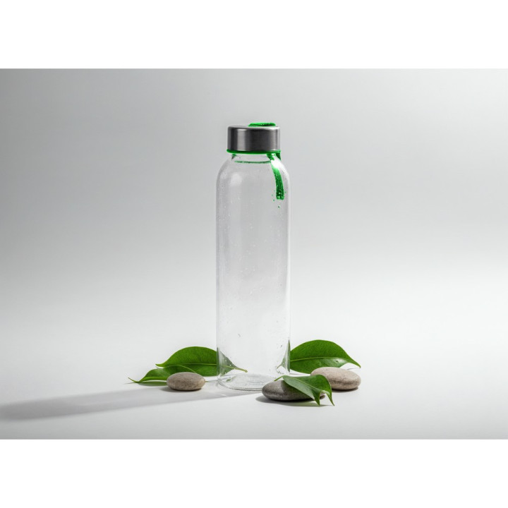 Szklana butelka 500 ml z kolorową wstążką | Viivi