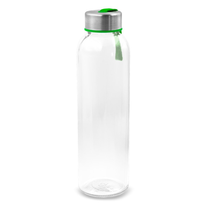 Szklana butelka 500 ml z kolorową wstążką | Viivi
