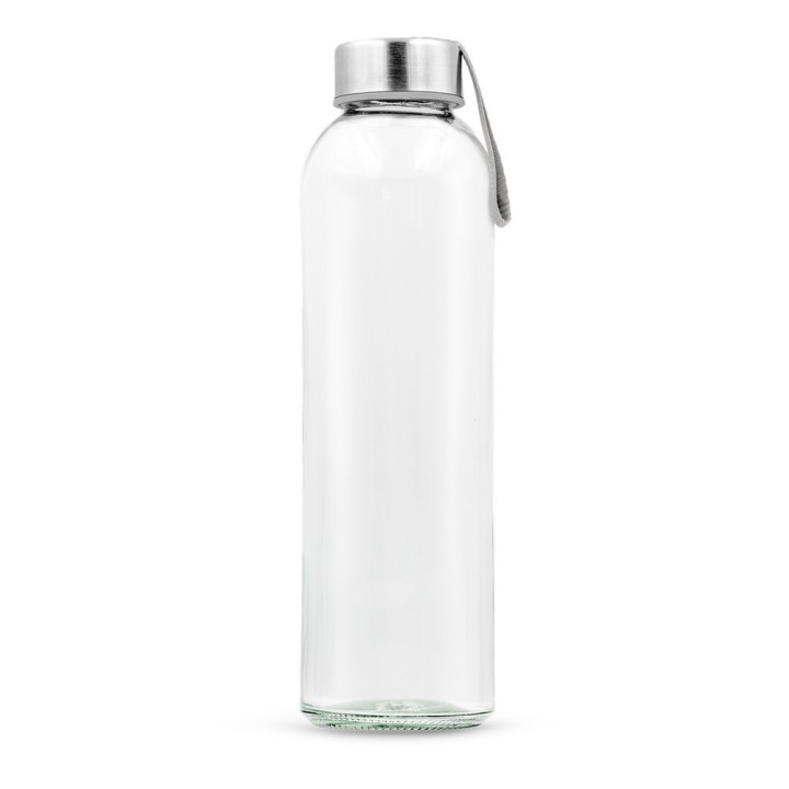 Szklana butelka 500 ml z kolorową wstążką | Viivi