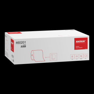 Ręcznik papierowy w roli do podajnika, M1, KATRIN, (6 rol.) 460201