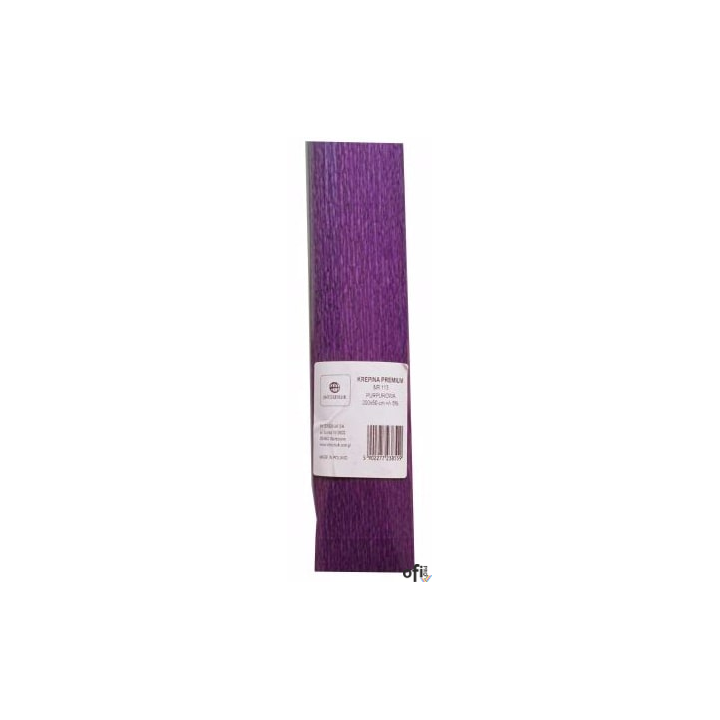Krepina PREMIUM 113 purpura 200x50cm 8559 INTERDRUK