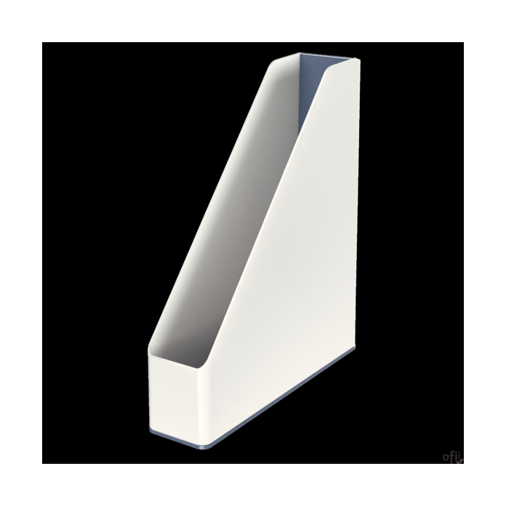 Pojemnik na czasopisma LEITZ WOW biały-szary 53621001