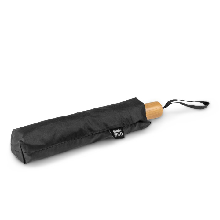 Wiatroodporny parasol manualny RPET, składany | Uksan