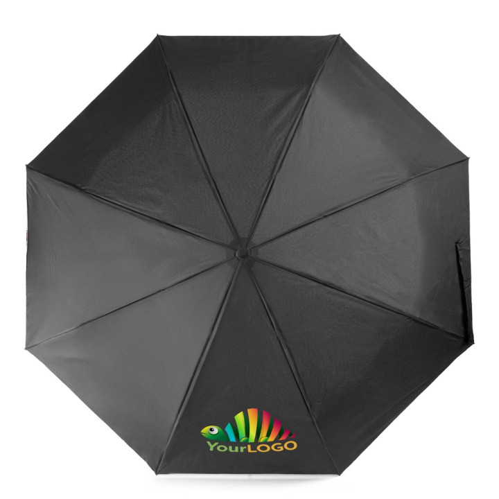 Wiatroodporny parasol manualny RPET, składany | Uksan
